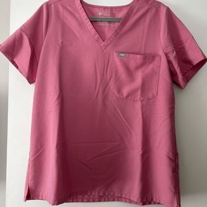 Figs Catarina Chalk Pink Scrub Top